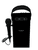 Iparty  haut-parleur portable Bluetooth avec microphone et de superbes effets de lumière, noir