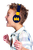 Batman 2-i-1 Bluetooth och kabelanslutning, vikbara hörlurar med säker volym
