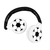 Calcio 2-in-1 Bluetooth e connessione via cavo, cuffie pieghevoli con volume sicuro