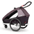 Kinderfietskar Kid Vaaya 1 incl. Blossom Red zonwering en joggerset ventilatie-inzetstuk