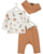 Conjunto de 3 piezas para bebé Offwhite