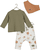Set bébé 3 pièces kaki