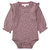 Body soft plum à motifs