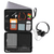 Organizzatore per notebook 13 pollici carbone