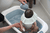 Visière de bain bébé silicone vert de gris