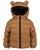 Giacca puffer in rame