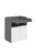 Commode à langer 700 bois gris-blanc