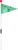 SAFETY  FLAG, modig green