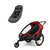 Kinderfahrradanhänger Outback ONE Red/Black inkl. Babysitz für Outback/Avenida und Traveller