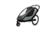Kinderfahrradanhänger Cocoon Zweisitzer green/black inkl.  Babysitz für Outback/Avenida und Traveller