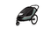 Kinderfahrradanhänger Cocoon Zweisitzer green/black inkl.  Babysitz für Outback/Avenida und Traveller