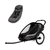 Cocoon black Kinderfietskar tweezitter grijs/ incl. babyzitje voor Outback/Avenida en Traveller