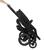 Pack poussette trio combinée 3en1 Plaza Plus Essential Black Pebble S Tonal Black adaptateur Baby Black