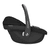 Pack poussette trio combinée 3en1 Plaza Plus Essential Black Pebble S Tonal Black adaptateur Baby Black