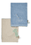 Waschhandschuhe 2er Pack Dino Rexi blau