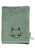 Gants de toilette, paquet de 2, ferme, vert pierre