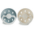 Nachtschnuller Silikon Moon Phase Blue / Cream 0-6 Monate