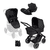 Cochecito de carbón Salsa 5 Air. i-Size Black Silla de coche infantil cybex GOLD Cloud G Plus Moon Plus y adaptador.