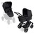 Kombikinderwagen Salsa 5 Air coal. cybex GOLD Babyschale Cloud G i-Size Plus Moon Black Plus und Adapter