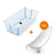 Badewanne Flexi Bath XL extra groß Ocean Blue + gratis Badewannensitz