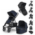 UPPAbaby Geschwisterset Vista V3 Noa Navy inkl. Zweitsitz RumbleSeat Jake Charcoal