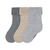 LÄSSIG Kinder Frottee Socken 3er Pack grey