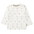 Shirt soft white gemustert