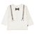 Shirt soft white gemustert