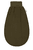 Schlupf-Mäxchen Light Strickschlafsack Khaki