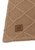 Manta de punto a cuadros Biscuit/Teddy Fleece 100 x 150cm
