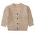 Strickjacke nut brown melange