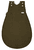 Baby-MäxchenAußensack Strickschlafsack Khaki