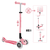 PRIMO FOLDABLE PLUS LIGHTS pastellrosa-pink, mit Leuchtrollen