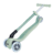 LIGHTS PRIMO FOLDABLE ECO pistacchio, con rotelle illuminate