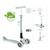 LIGHTS PRIMO FOLDABLE ECO pistacchio, con rotelle illuminate