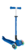 GO-UP ACTIVE LIGHTS blau-dunkelblau, mit Leuchtrollen