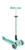 ACTIVE LIGHTS GO-UP menta-menta oscuro, con ruedas luminosas