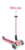 GO-UP ACTIVE LIGHTS pastellrosa-rosa, mit Leuchtrollen