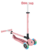 GO-UP ACTIVE LIGHTS pastellrosa-rosa, mit Leuchtrollen