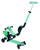 Trottinette enfant 3 roues évolutive GO-UP BABY 360 LIGHTS menthe menthe foncé roues et module lumineux