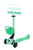 Trottinette enfant 3 roues évolutive GO-UP BABY 360 LIGHTS menthe menthe foncé roues et module lumineux