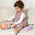 emma & noah Schlafsack mit Umschlag-Füßen Essential Berry