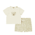 Set Shorts + T-Shirt Antique White