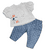 Skrallan Jeans und T-Shirt 45cm