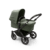 Zwillingswagen Donkey 5 Twin Complete Black Forest Green inklusive cybex PLATINUM Babyschale Cloud T i-Size Black