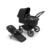 Kombikinderwagen Donkey 5 Mono Complete Black inkl. Erweiterungsset und Liegewannenbezug Donkey 5 Complete, Donkey Twin Adapter und cybex PLATINUM Babyschale Cloud T I-Size Black
