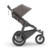 Passeggino Ridge e navicella Theo Dark Taupe con adattatore e supporto per navicella Espresso