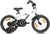 Kinderfahrrad 16" mit Stützräder, weiß-schwarz