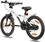 Kinderfahrrad 18" weiß-schwarz