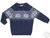 Strickpullover NORDIC BOY offwhite/blau